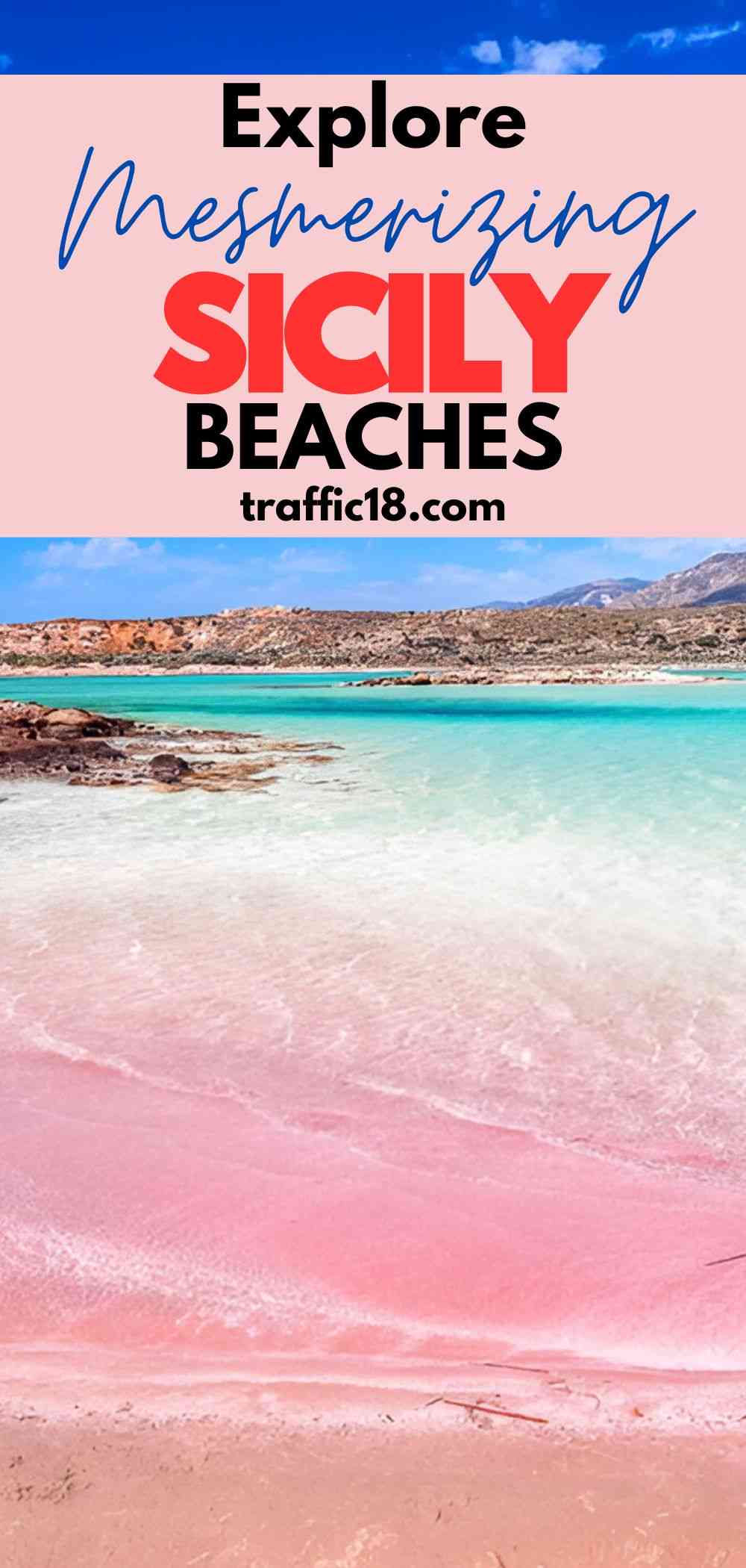 Beautiful view of one of the best Sicily Beaches; Explore the best beaches in Sicily before you go!