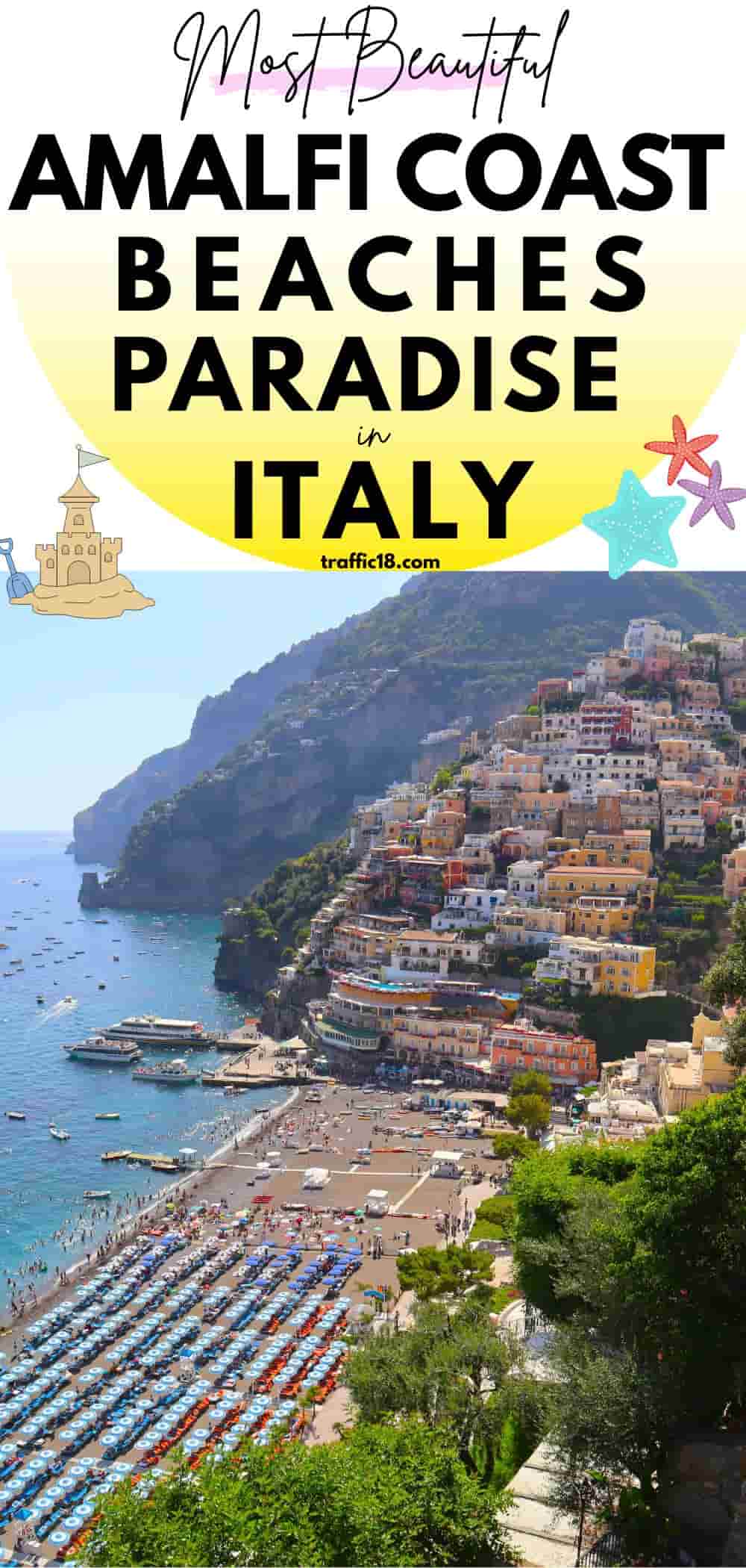 Collage of Amalfi Coast Beaches