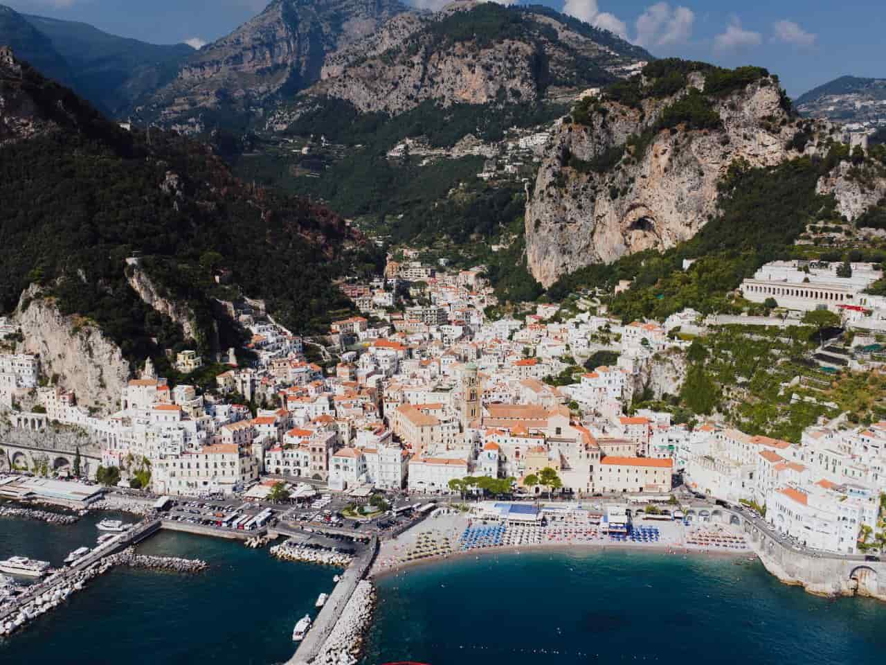 Gorgeous Amalfi town on the stunning Amalfi Coast in Southern Italy