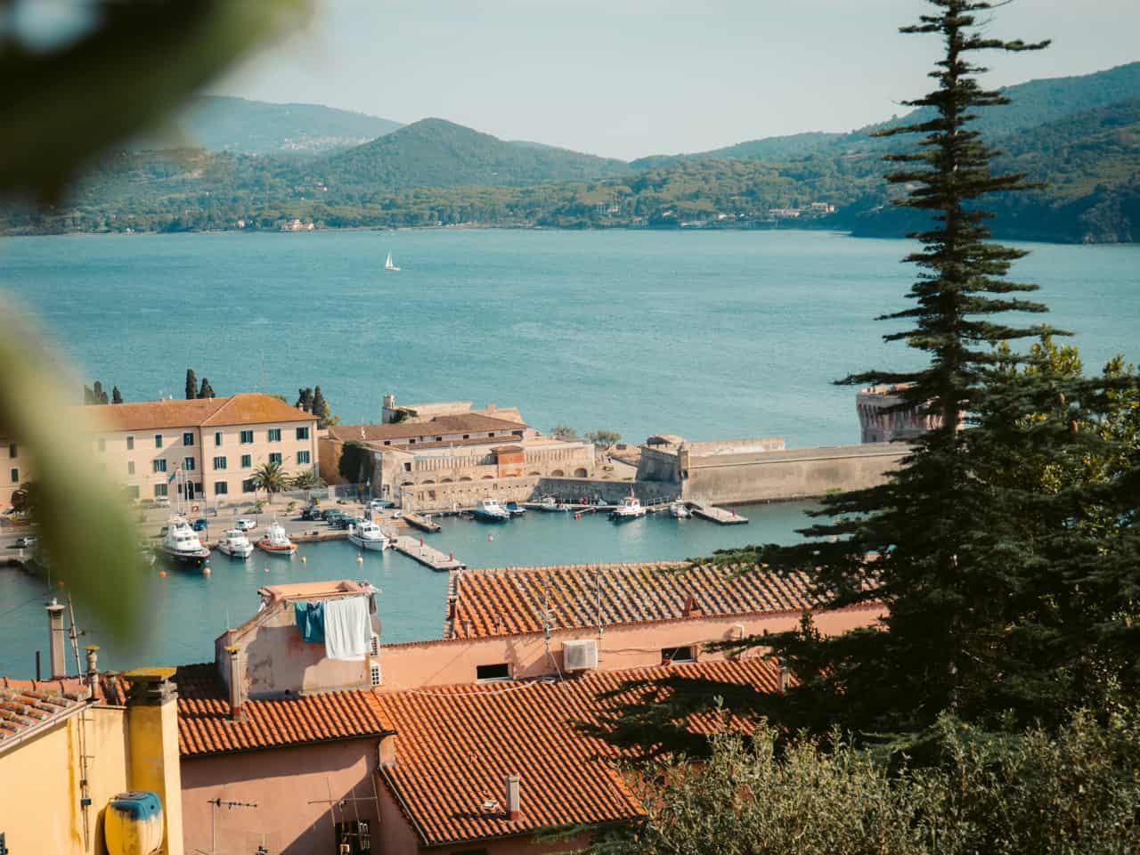 A beautiful view of Elba’s port