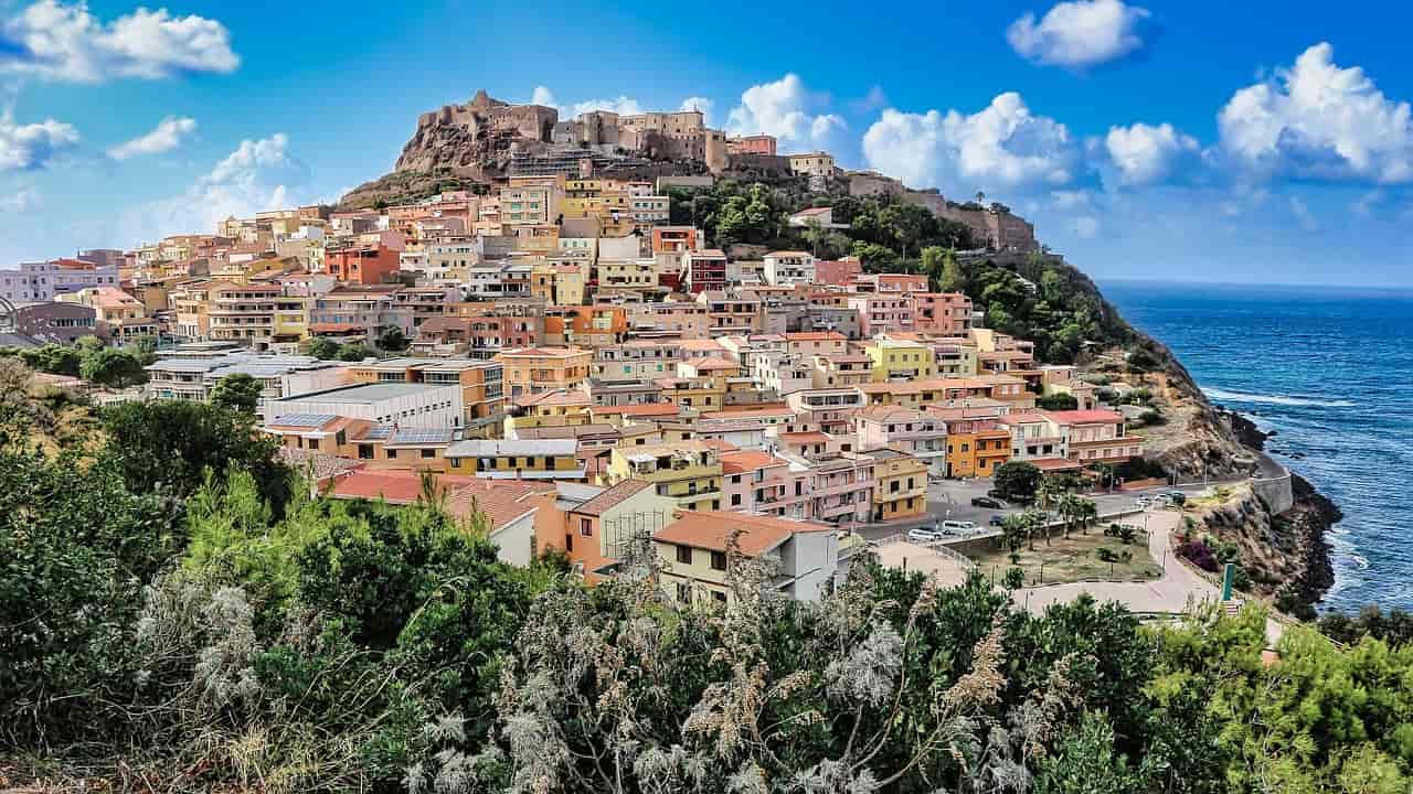 Castelsardo, a medieval town on the northwestern coast of Sardinia Island, Italy