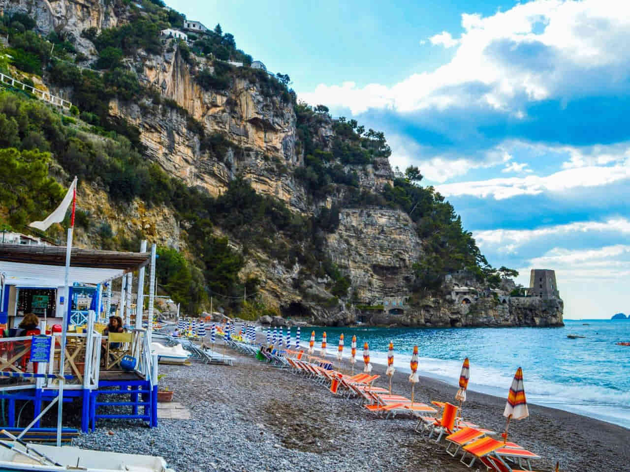 Fornillo Beach in Positano