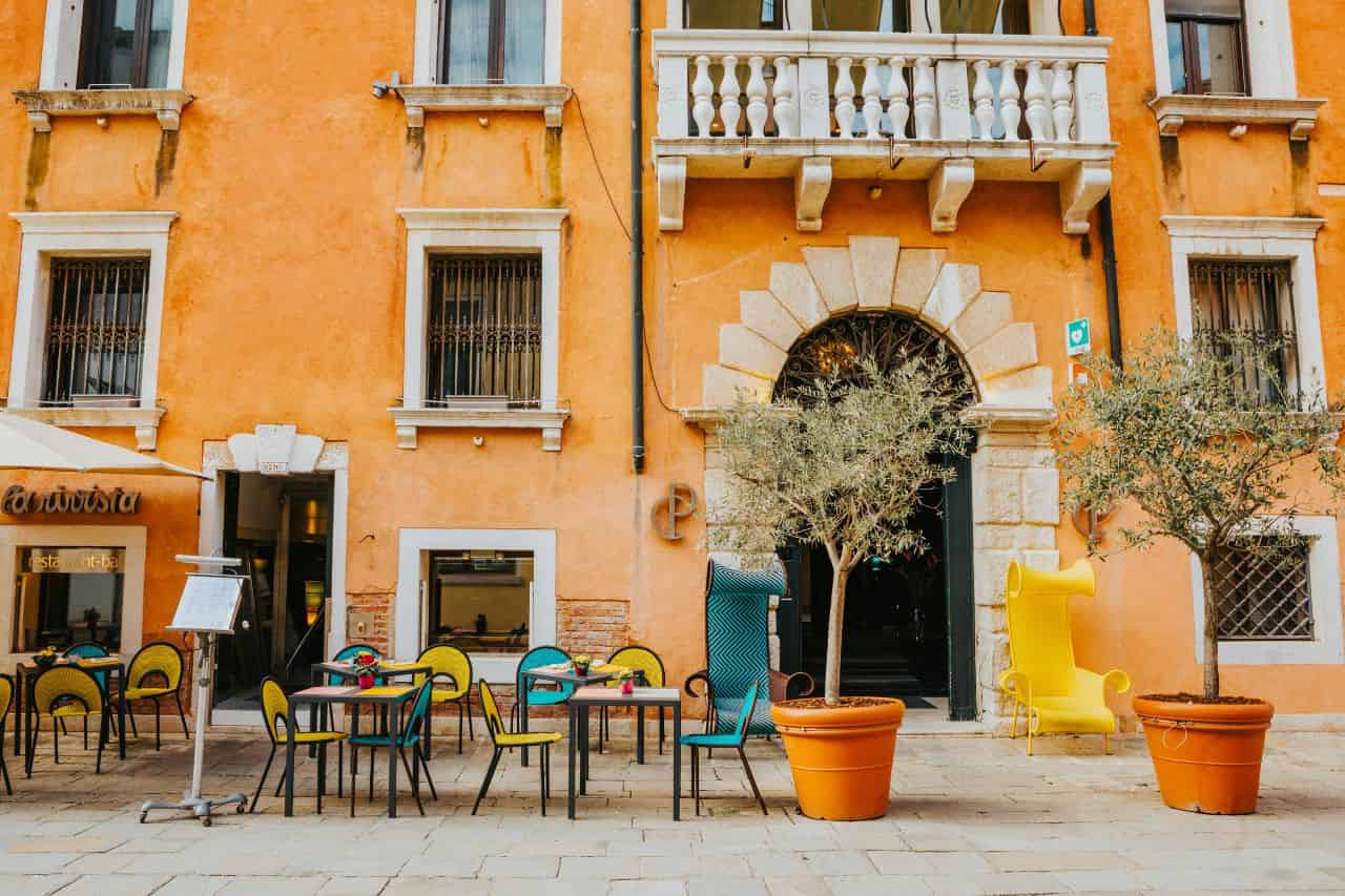 Ca' Pisani Hotel in Venice, Italy, known for its art deco design and historical significance.