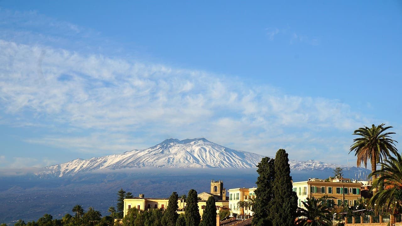 Mount Etna View from Sicily Best Italian Islands main