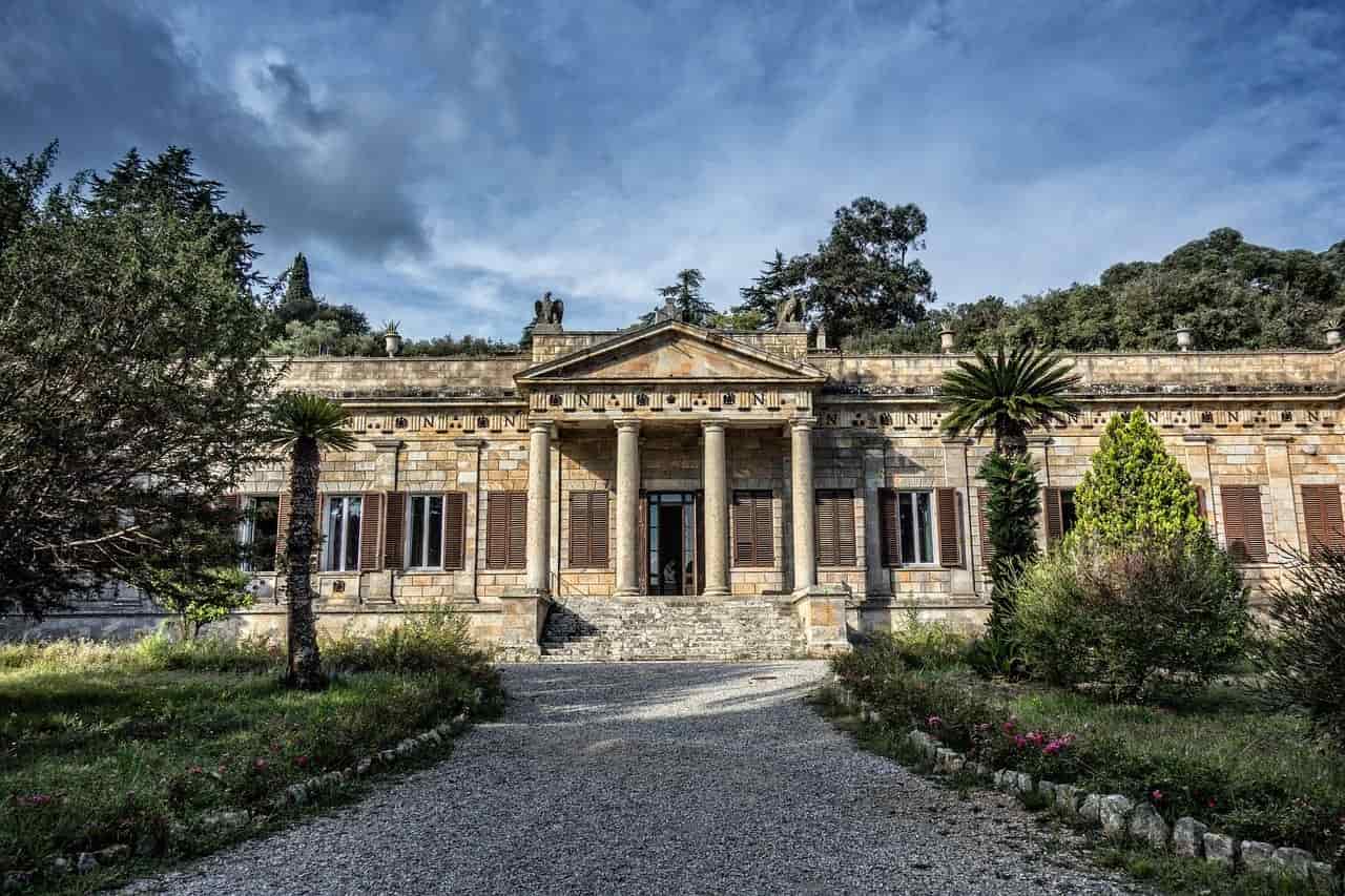 Villa SAn Martino the summer residence of Napoleon Bonaparte on Elba Island Italy