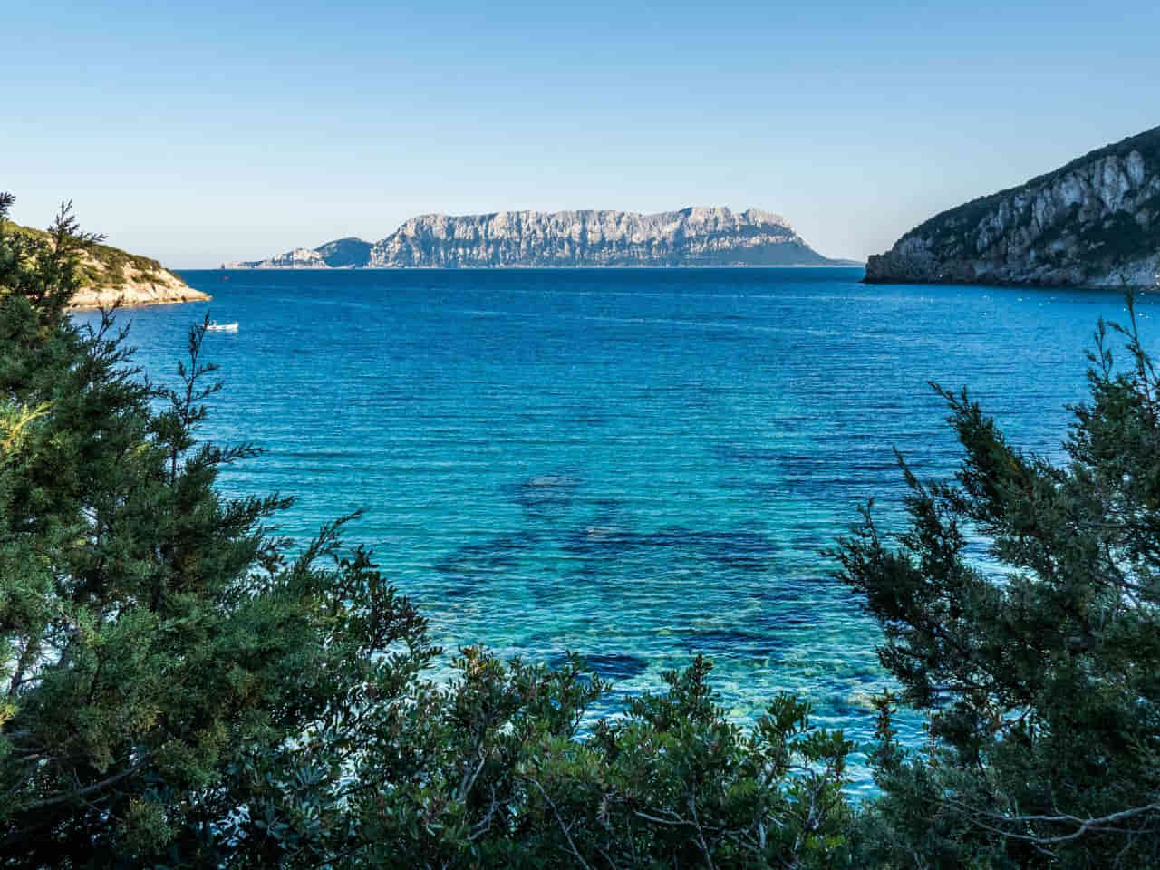Golfo Aranci near Olbia at Costa Smeralda near Spiaggia Capriccioli beach in Sardinia Italy