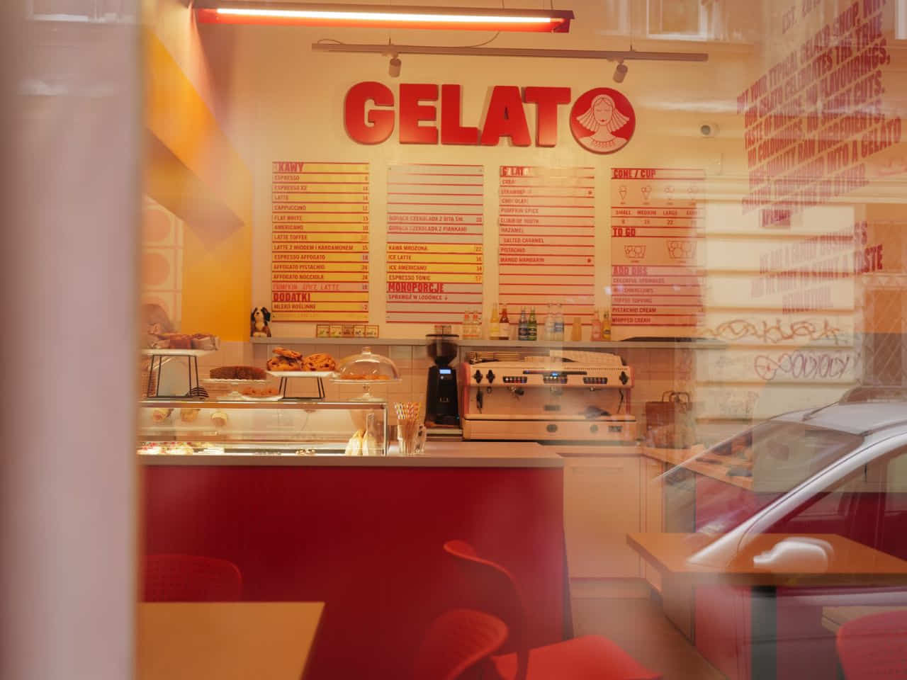 Gelato Shop in Rome