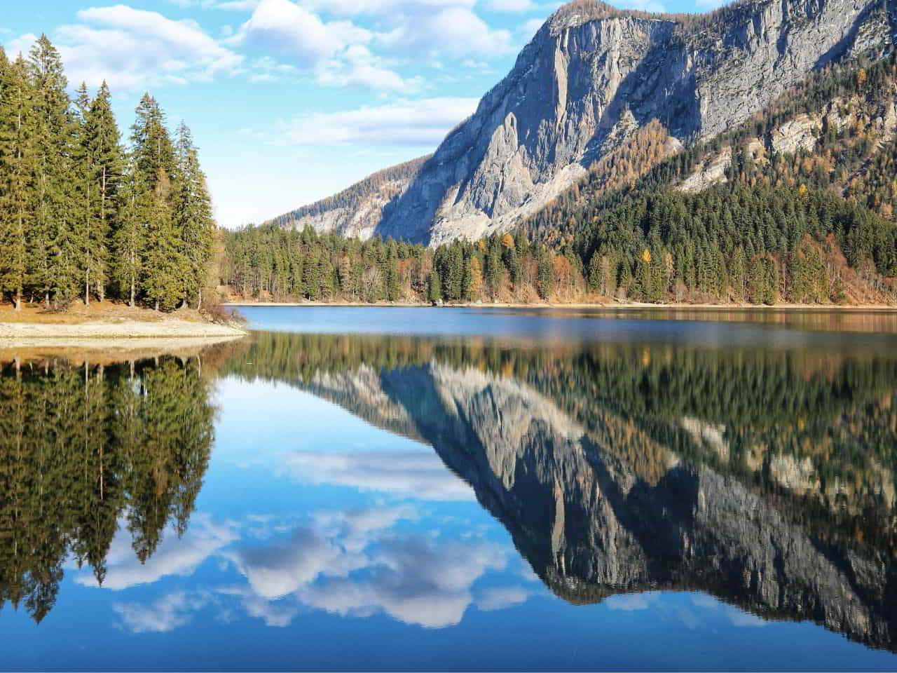 Mesmerizing View of Lago di Tovel = Lake Tovel aka Red Lake of the Dolomites
