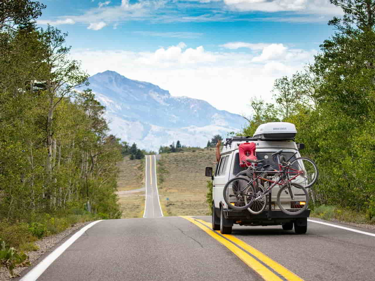 A car is fully packed for its road trips