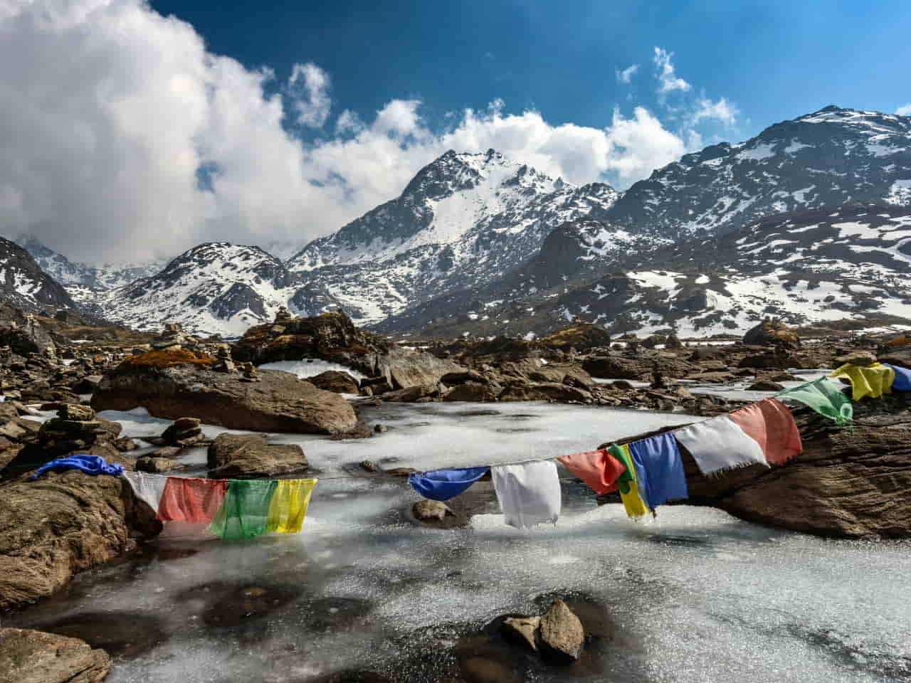National park Langtang in the Himalayan Range, Nepal