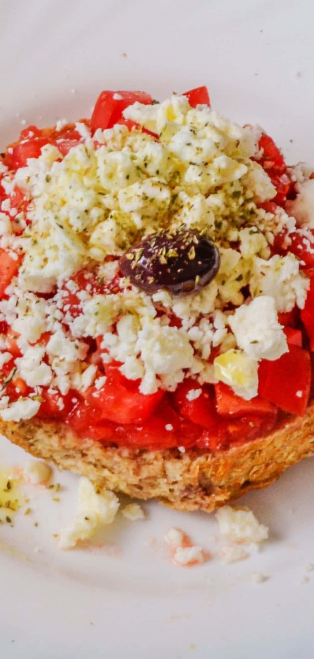 delicious dakos Cretan dish