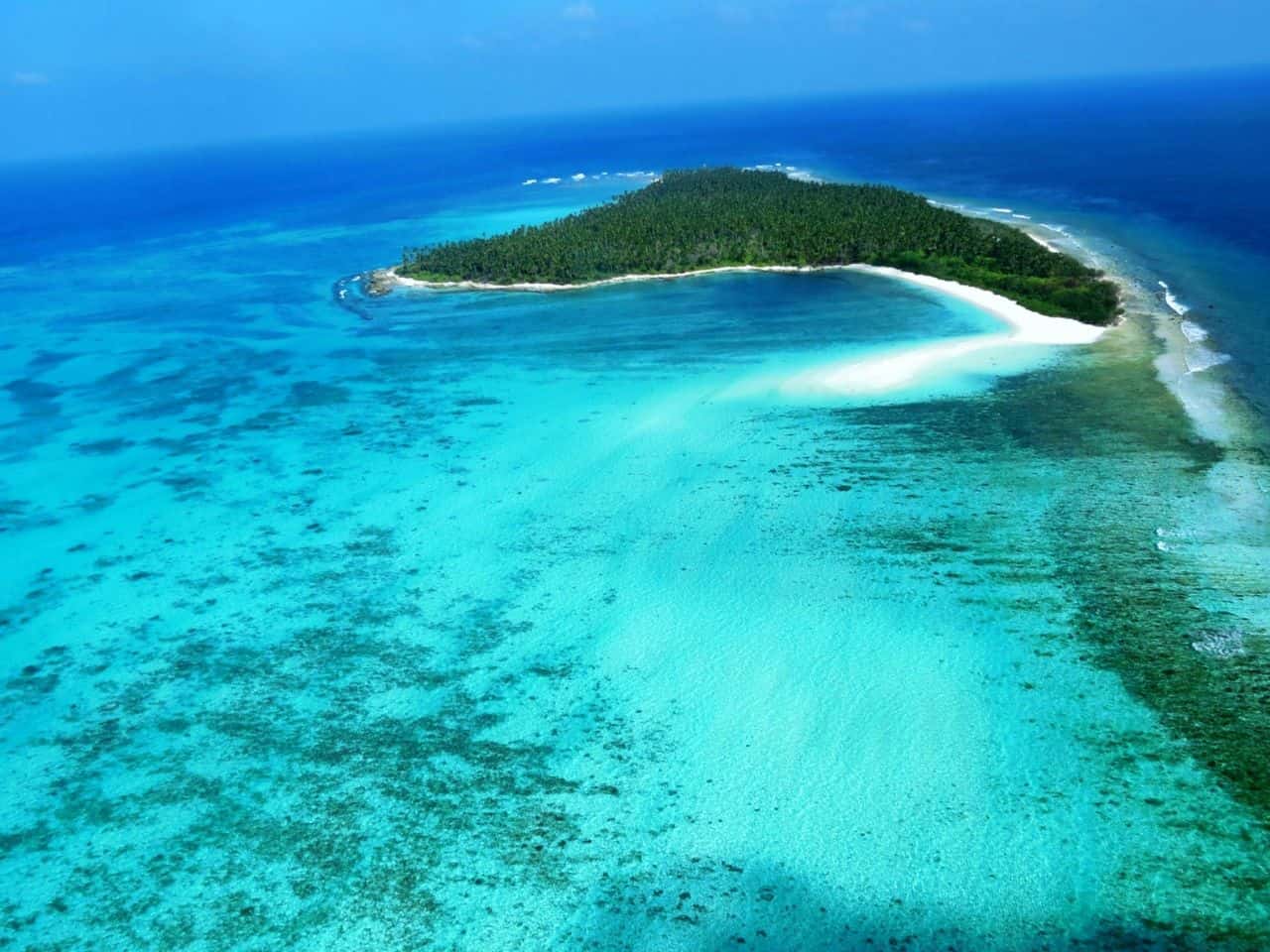 Stunning view of Agatti Island of Lakshadweep Bharat