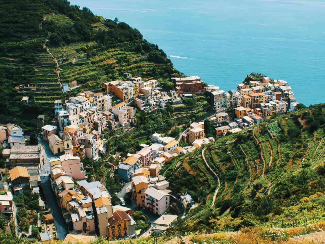 Stunning view of Cinque Terre National Park