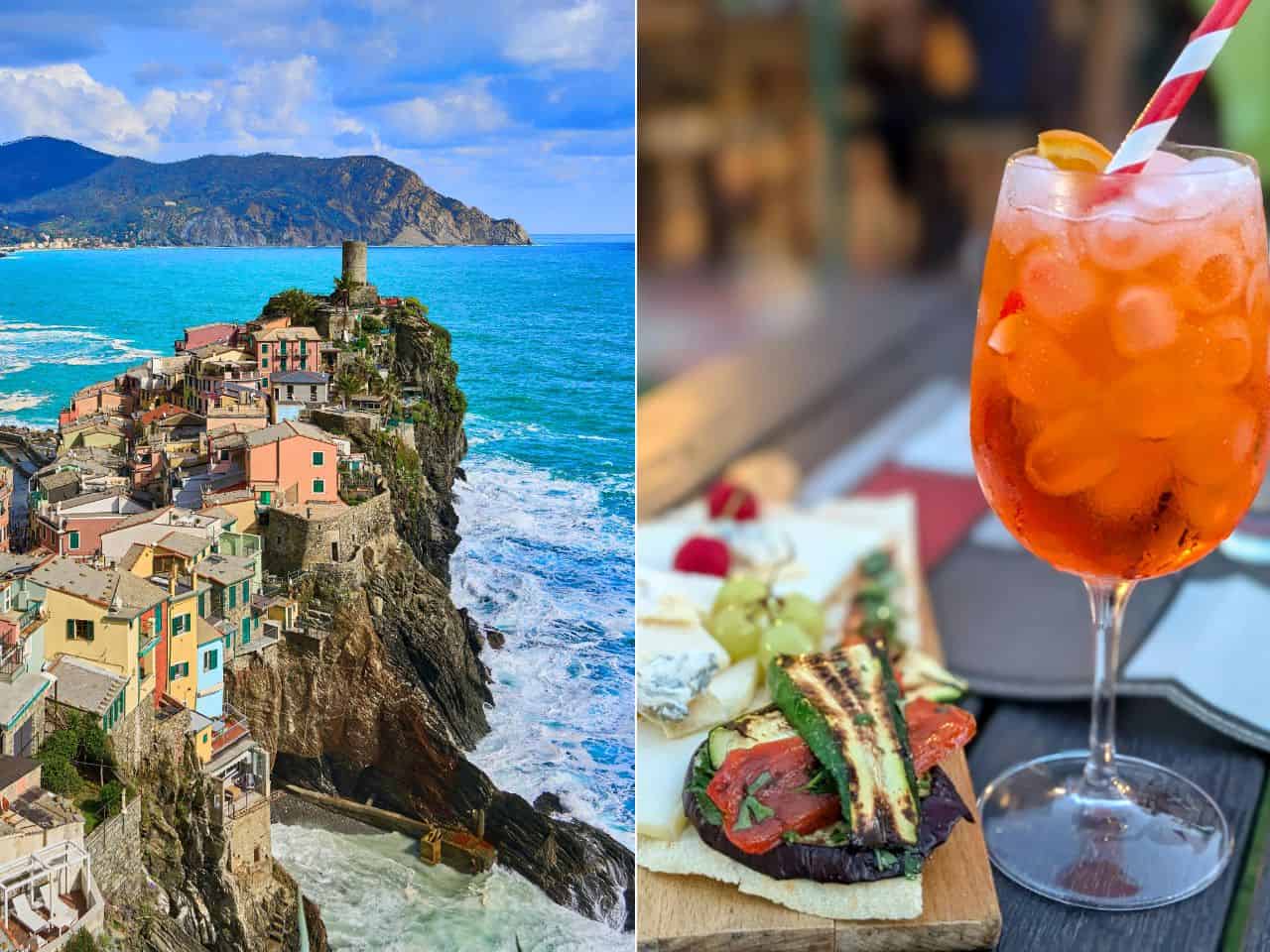 Collage of Top Restaurants In Cinque Terre Italy Eat Like A Local