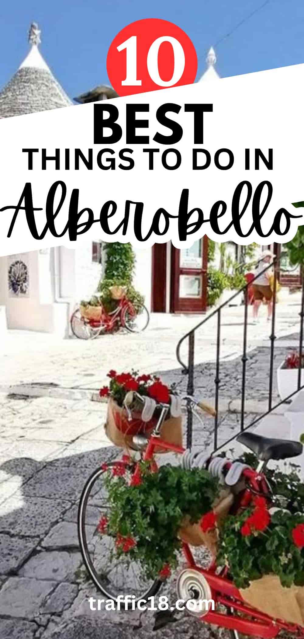 Infographics on Best Things to do in Alberobello