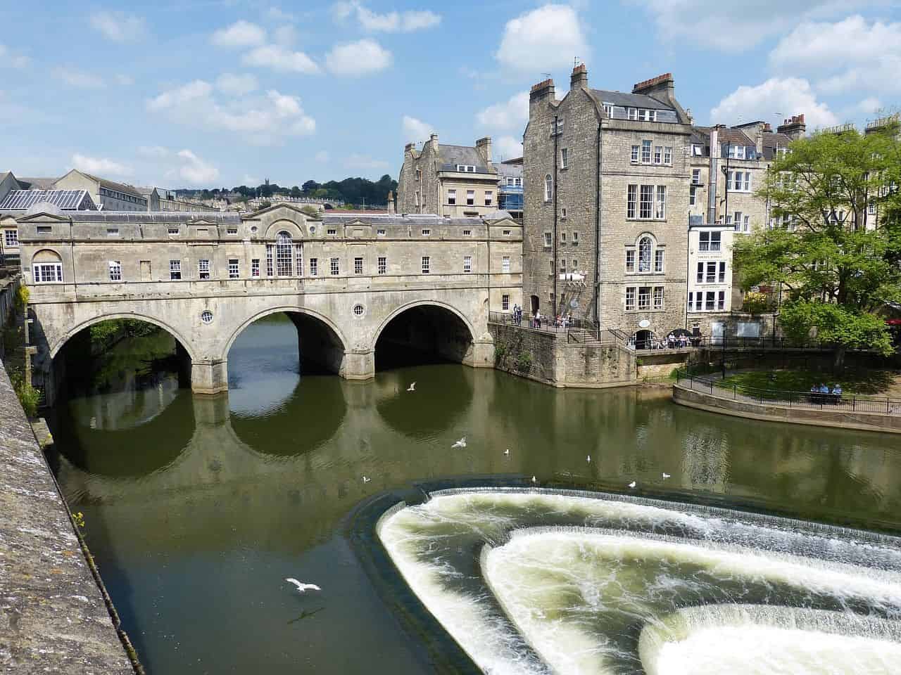 Historic Building in Bath England showing its Romantic side
