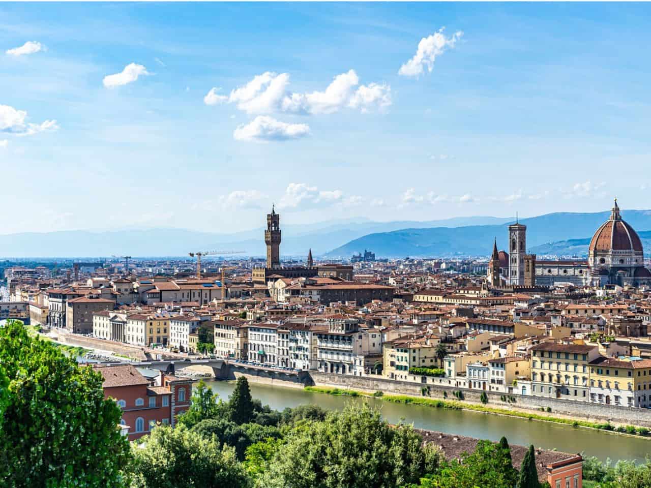Panoramic view of Florence The Most Romantic City in Europe Italy