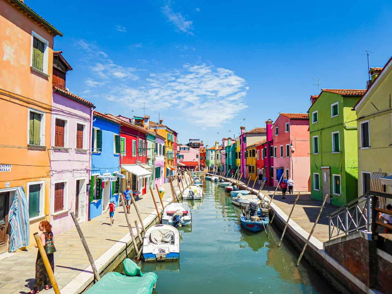 View of Burano City Italy