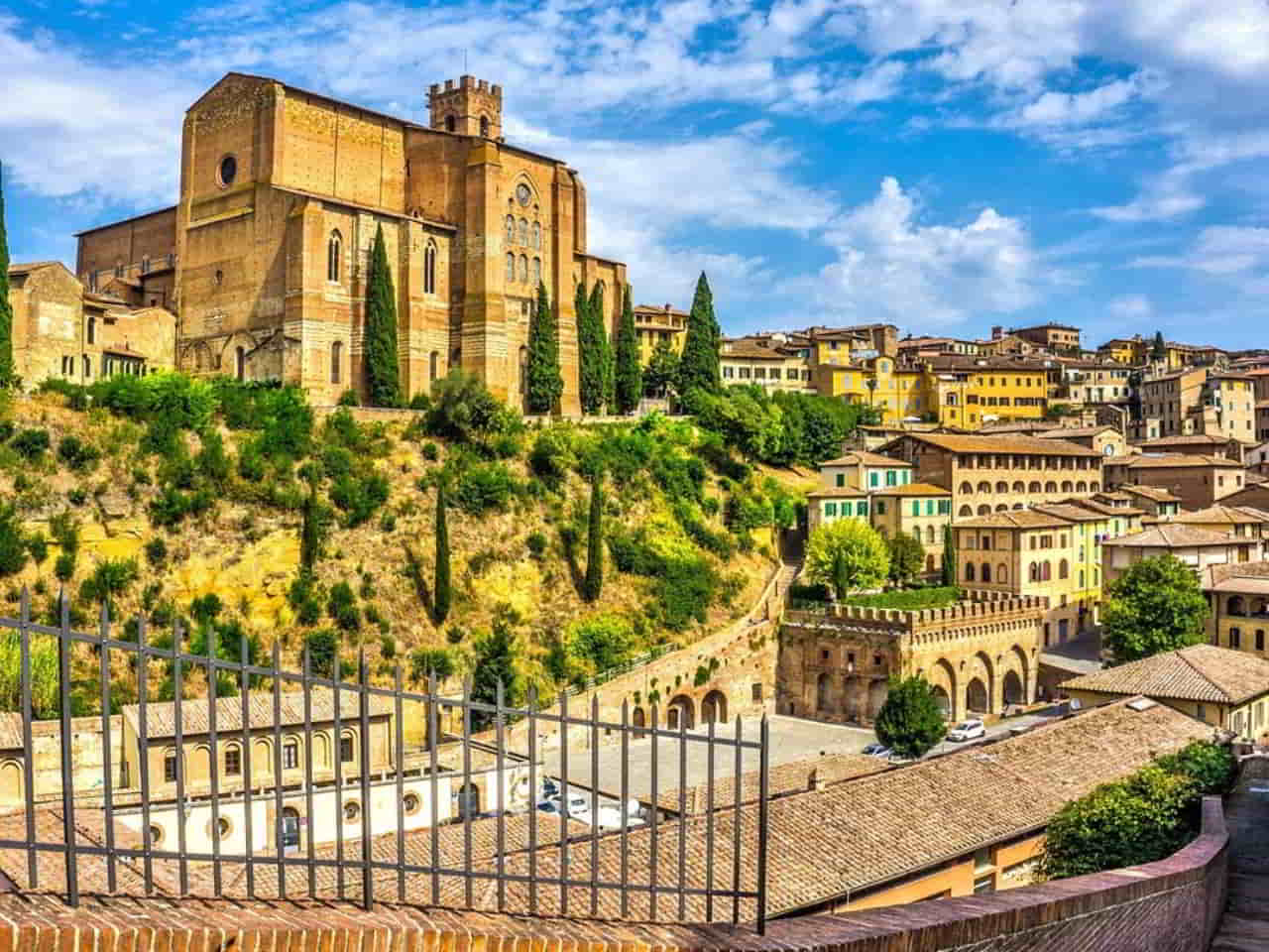 Basilica of San Domenico, a notable church in Siena Italy