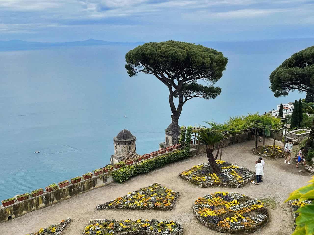 Beautiful Garden View of Ravello Amalfi Coast Italy