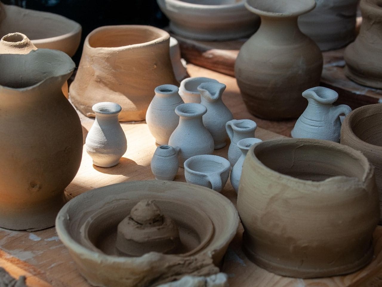 few Ceramic Vessels 