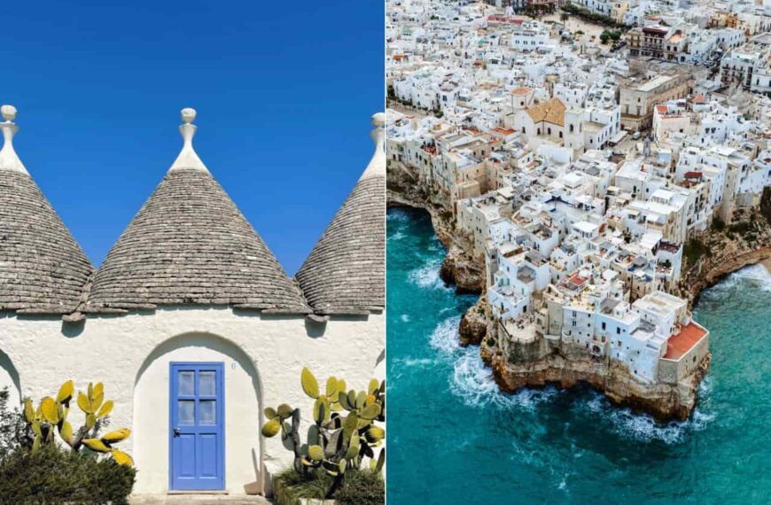 Collage of Travel Guide to Visit Puglia Italy