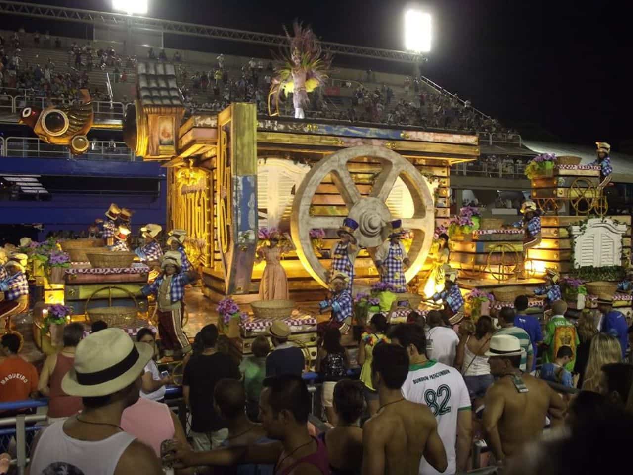 View of Caprichosos de Pilares Festival of Capri Italy