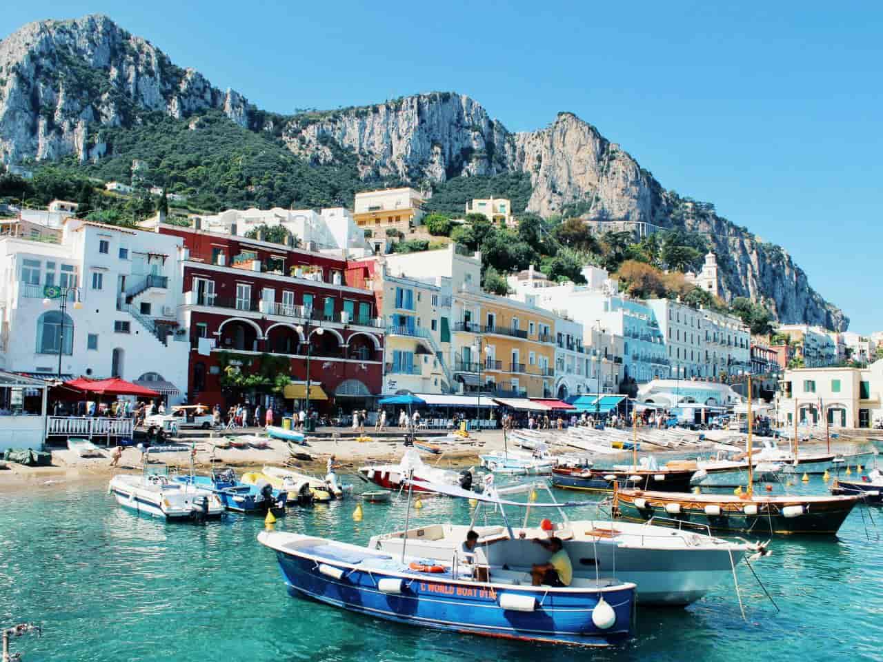 Capri Island Port View