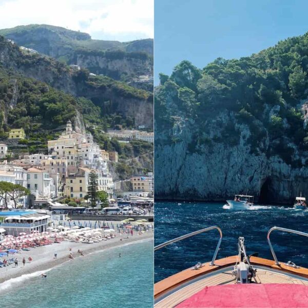 Collage of Things to do on The Amalfi Coast