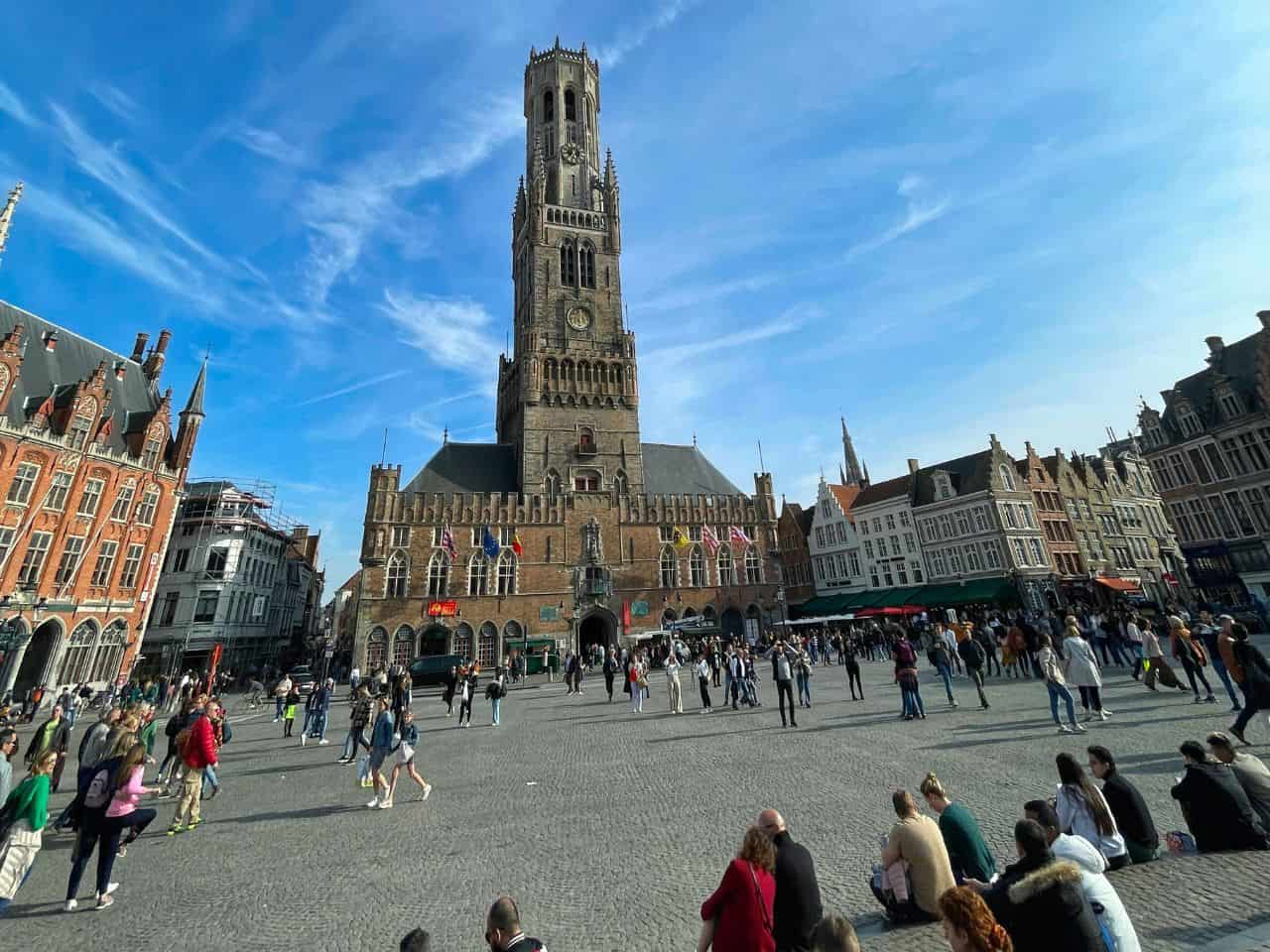 The Belfry Tower of Bruges Belgium