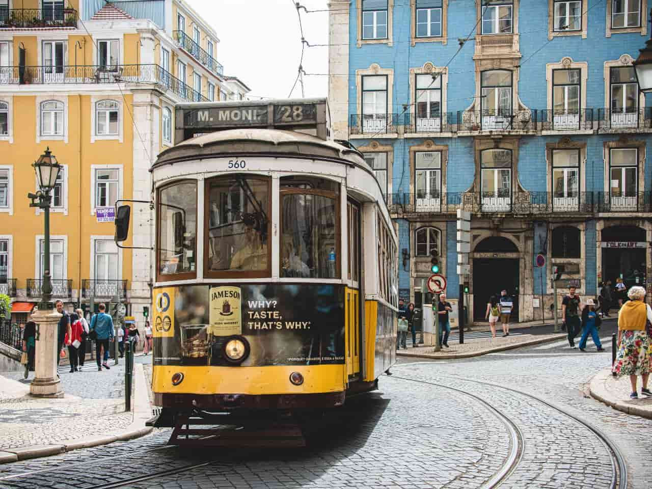 One of the best things to do in Lisbon is to ride this iconic Tram 28