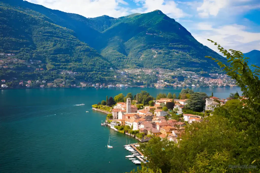 Top view of Lake Varese; one of the Best Italian Lakes