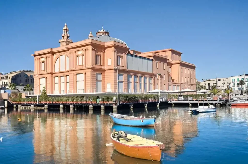 view of Margherita Theatre in Bari, Apulia-Puglia
