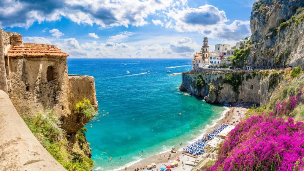 Castiglione Ravello Beach on Amalfi Coast Beaches