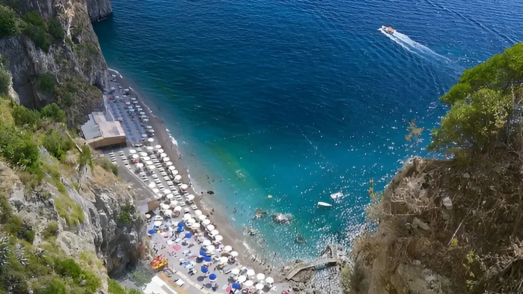 Duoglio Beach on The Amalfi Coast Beaches