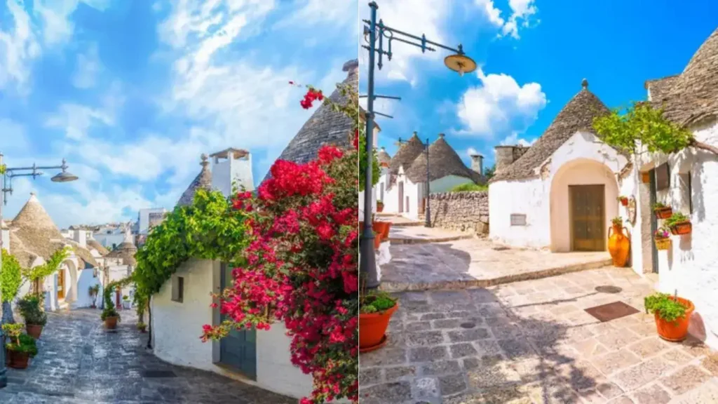 Trulli houses in Alberobello city, Apulia, Italy