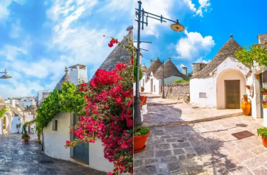 Trulli houses in Alberobello city, Apulia, Italy