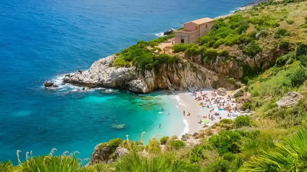 Best Beaches in Sicily; People relaxing on one of them