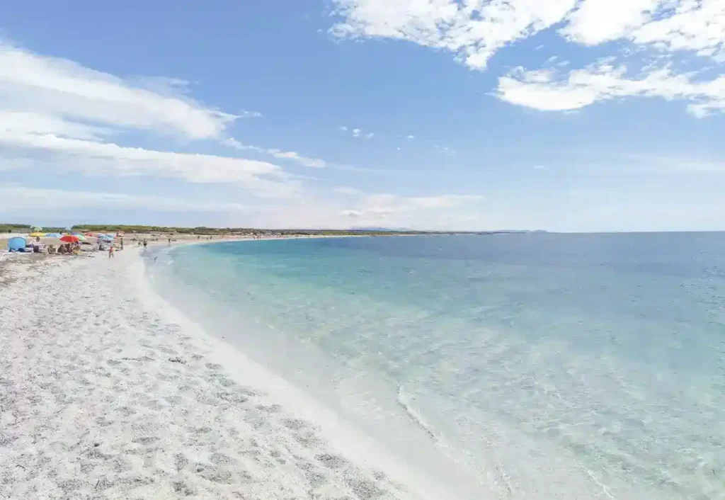 View of Is Arutas Beach in Cabras, Sardinia considered as one of the Best Beaches in Sardinia