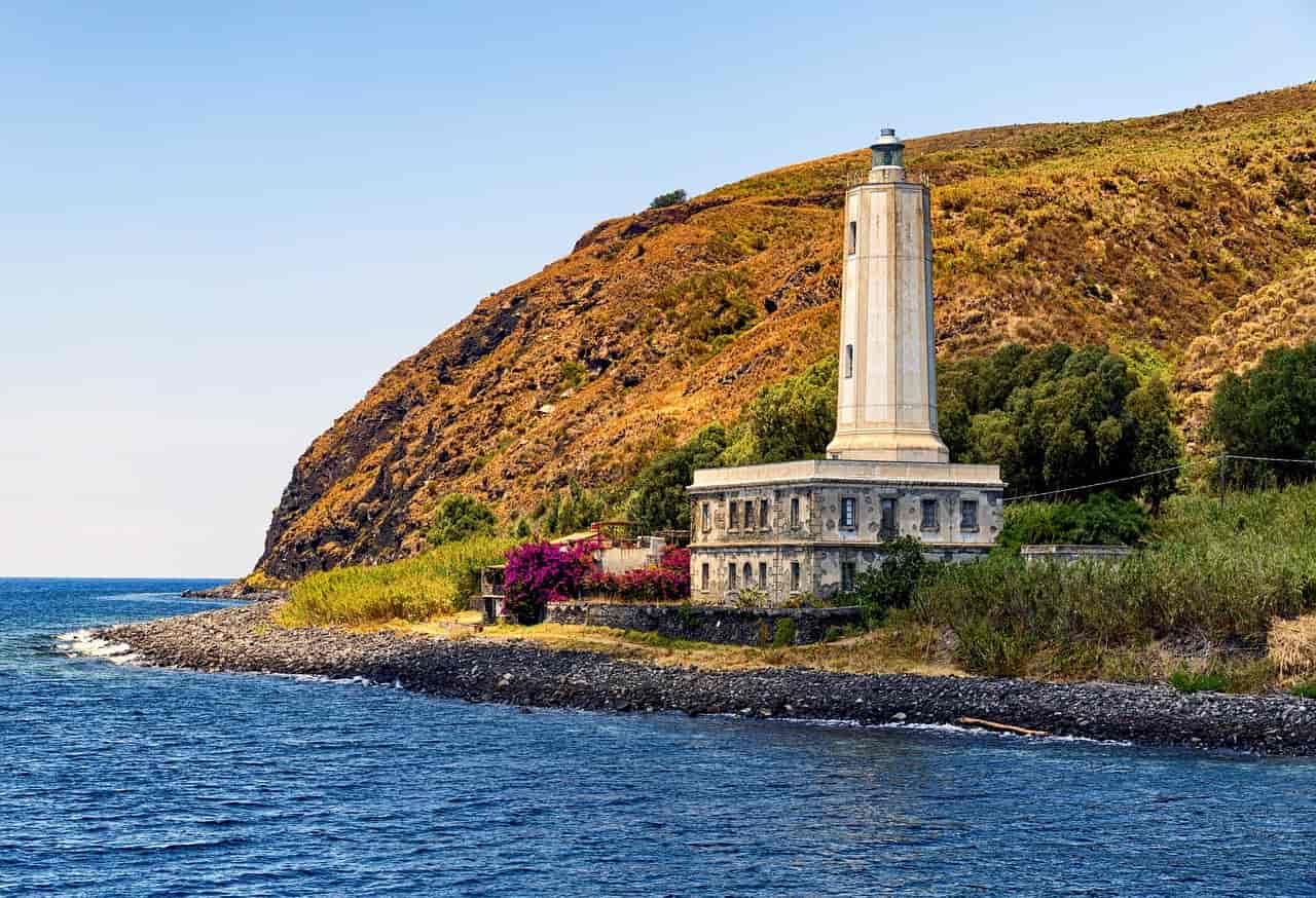 Faro di Vulcano (Gelso) on the best Italian Island Vulcano Island, Italy