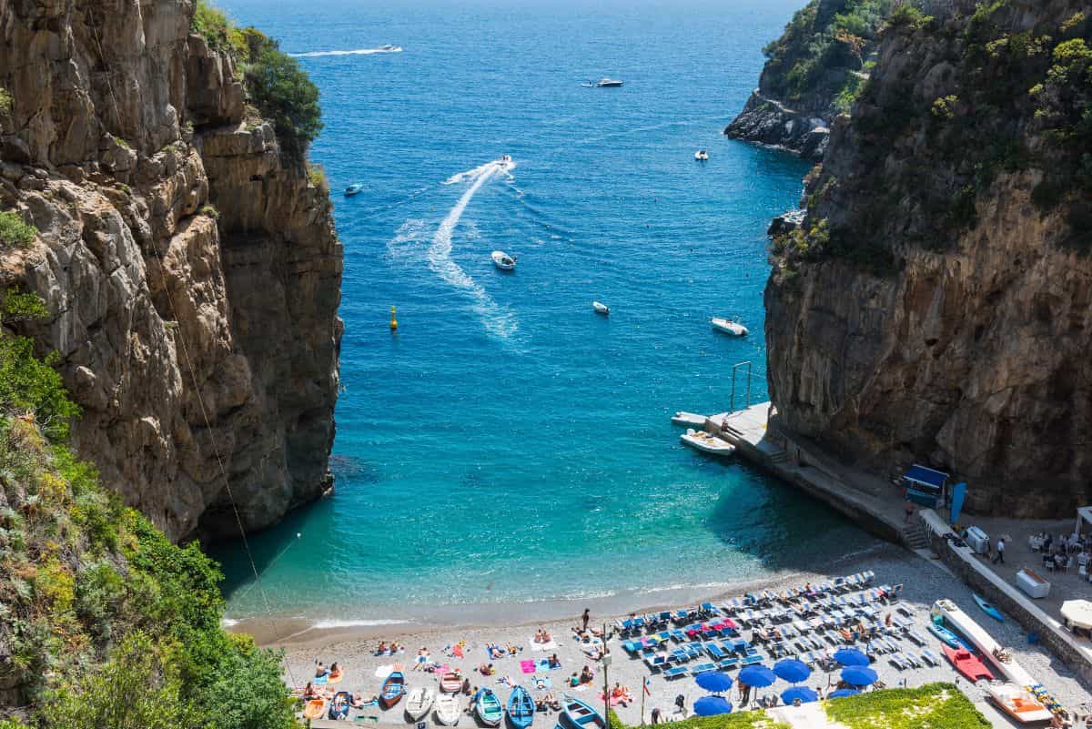 Marina Di Praia, Praiano’s Romantic Cliffside Beach on the Amalfi Coast