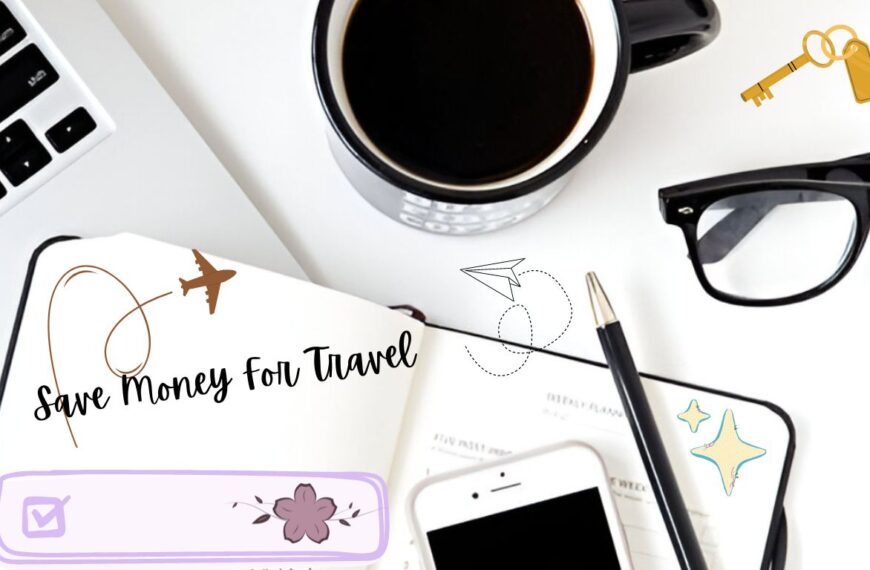 Collage of Practical Ways To Save Money For Travel