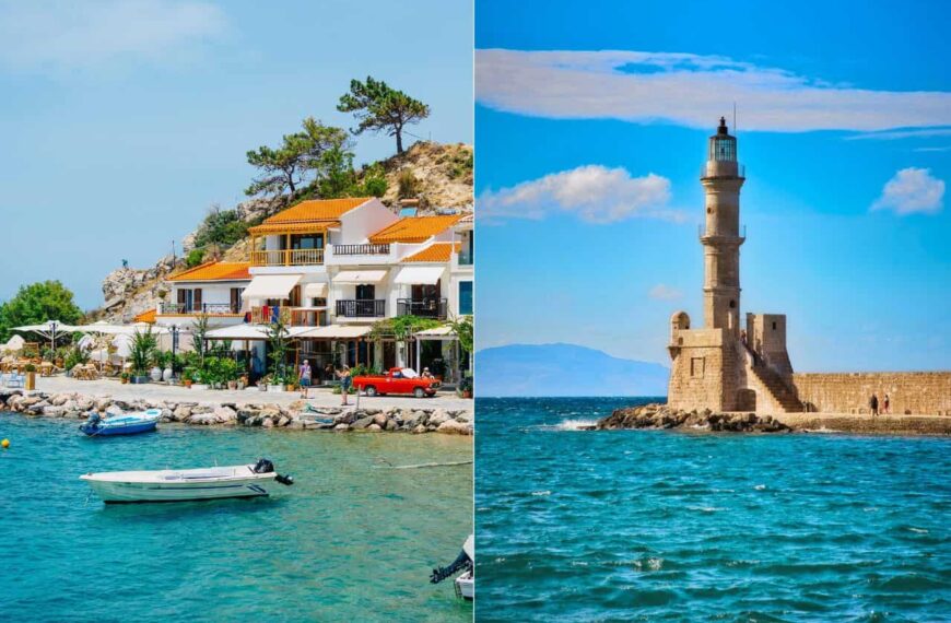 Collage of The Best Things to do in Crete Greece
