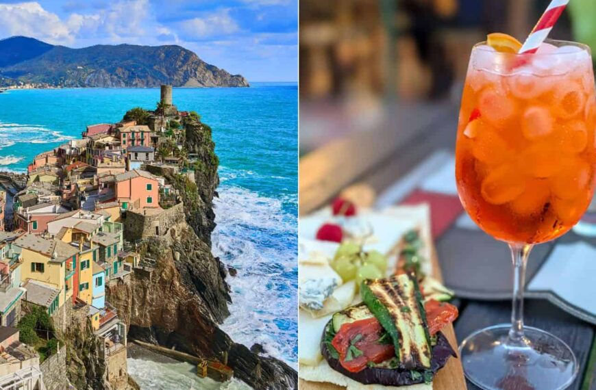 Collage of Top Restaurants In Cinque Terre Italy Eat Like A Local