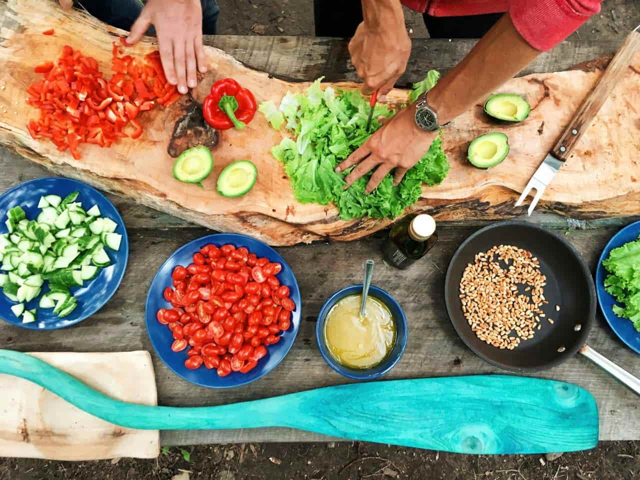 a Cooking class view