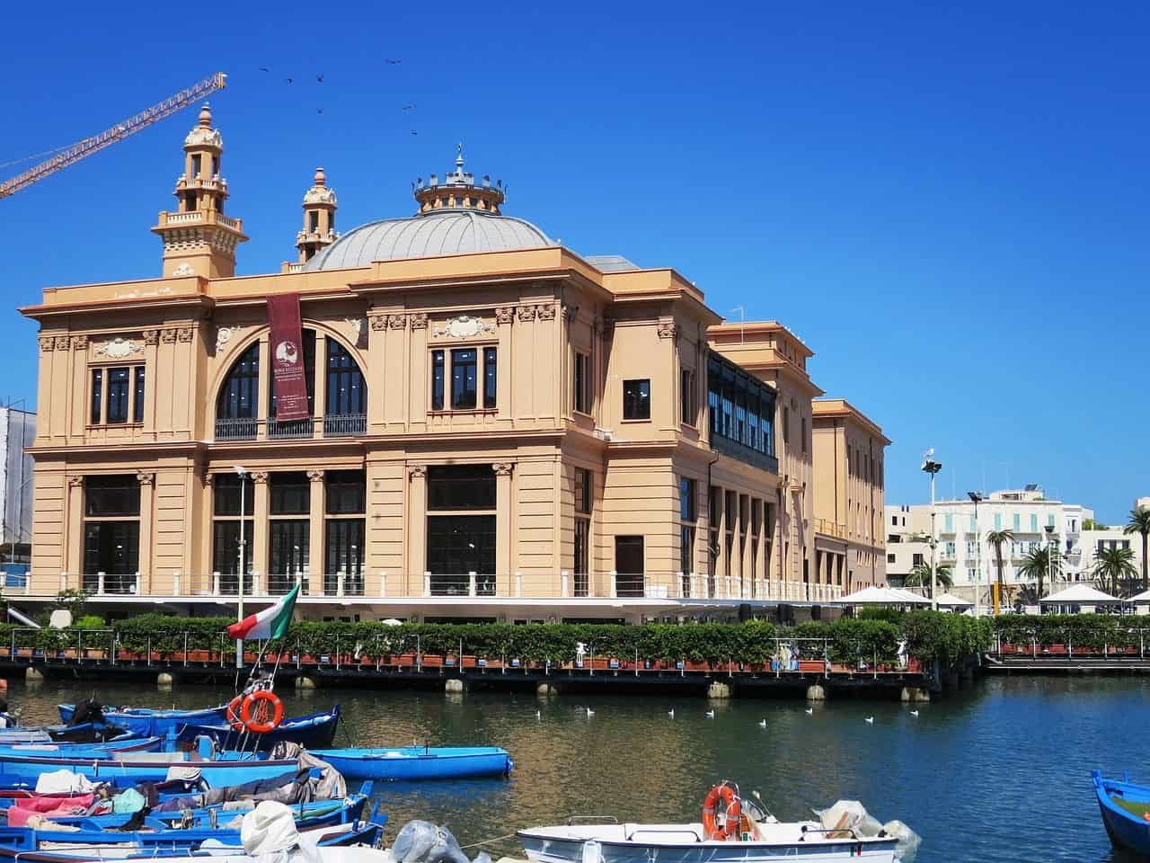 Stunning city view of Bari of Puglia Italy