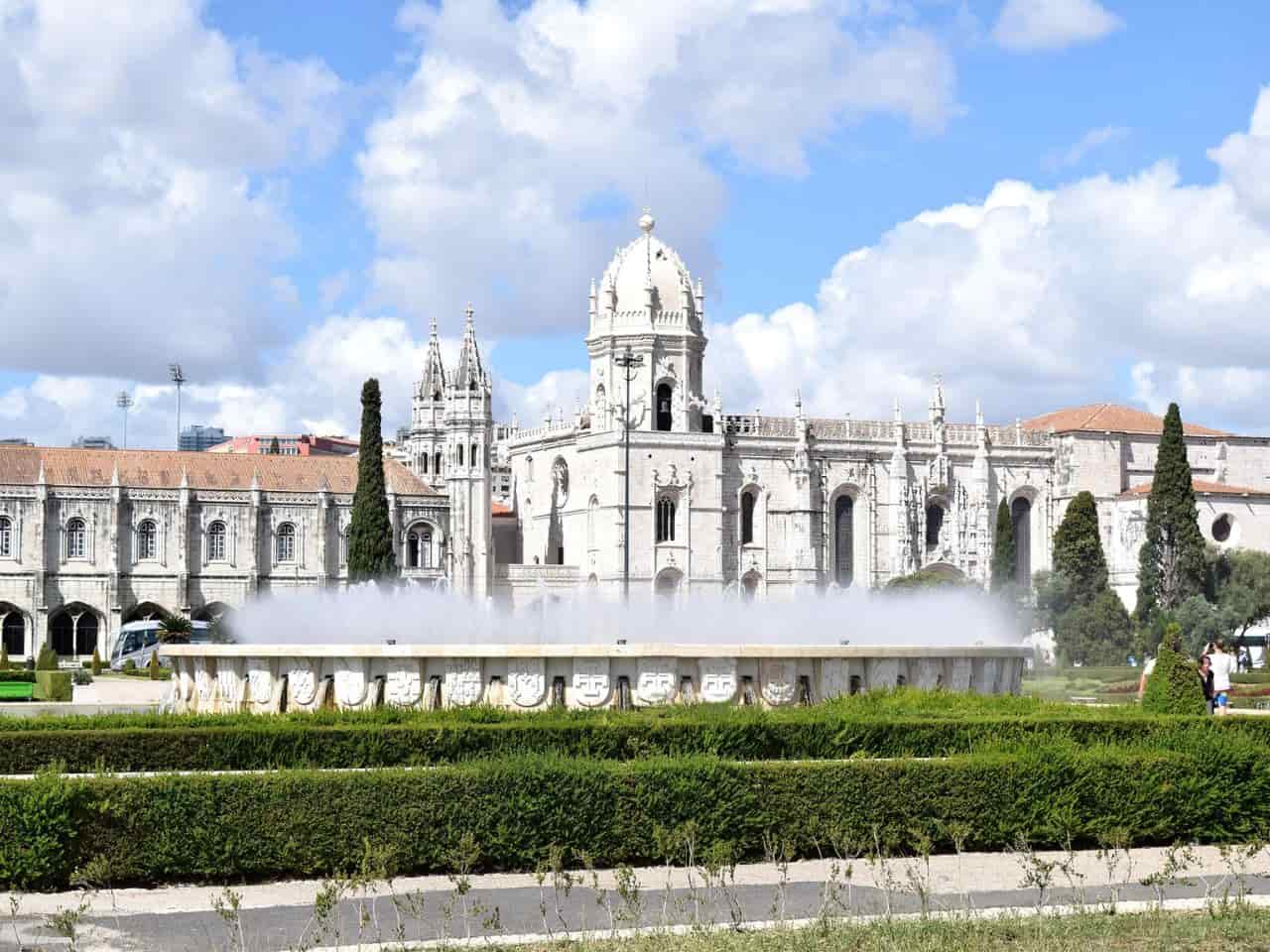 Beautiful View of Jerónimos Monastery in Lisbon