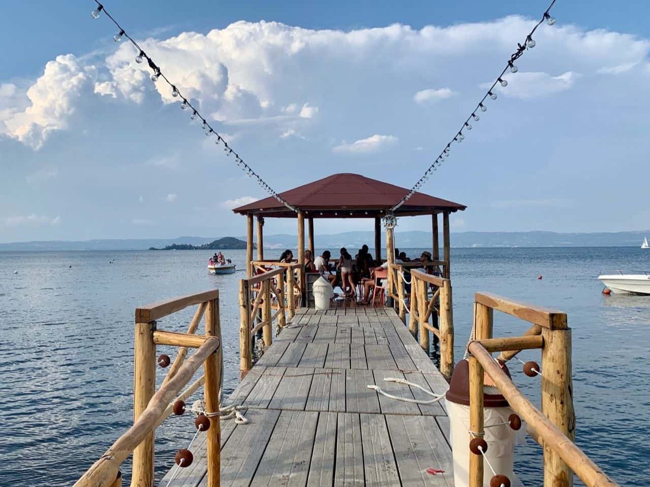 Pathway connects to one of the best Italian Lakes - Lake Bolsena