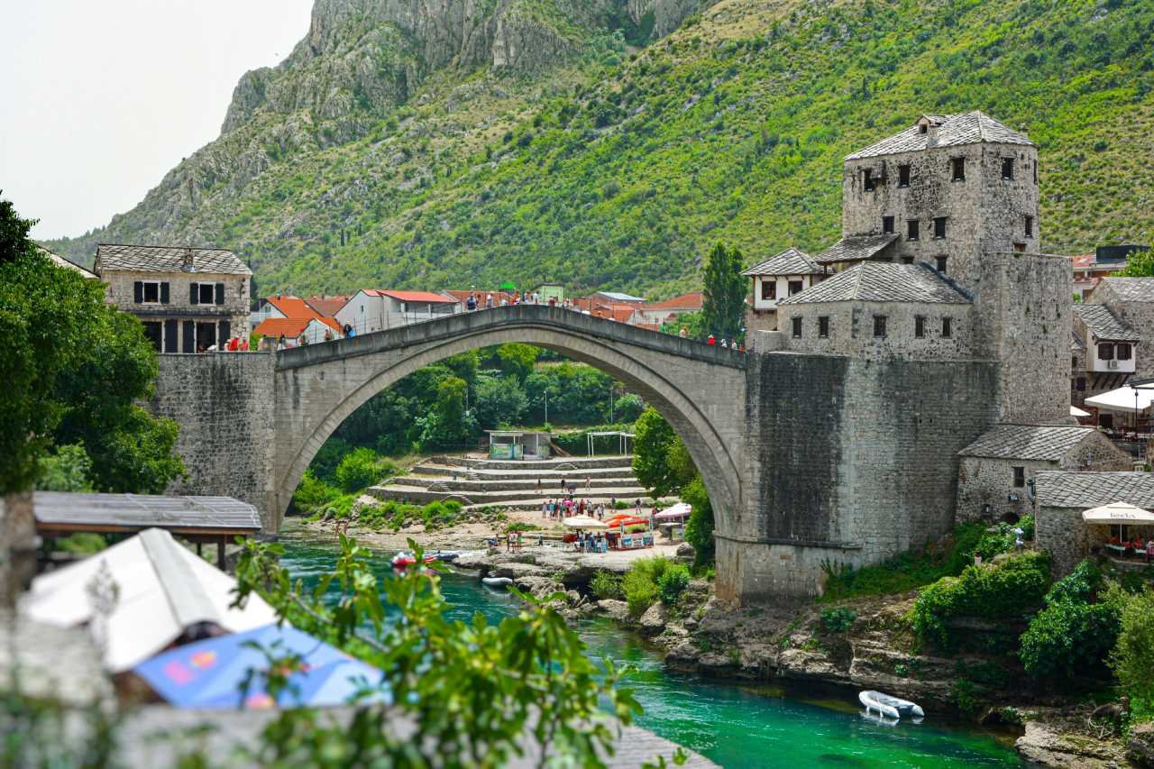 Old Bridge (Stari Most) in Mostar, Bosnia and Herzegovina