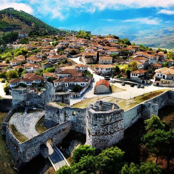 Old town of Berat, Albania, one of the cheapest places to visit in Europe